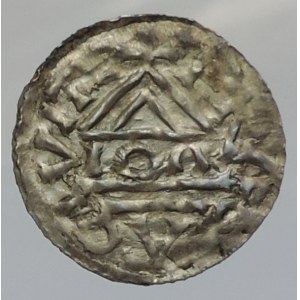 Boleslav II. 972-999, denár Cach 11