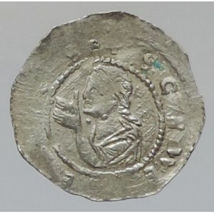 Vladislav II. 1140-1172, denár Cach 556