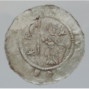 Anonymní, 2 křížová výprava 1147-1148, denár Cach 532