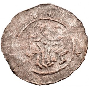 Anonymní, 2 křížová výprava 1147-1148, denár Cach 532, var. 3*