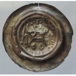 Přemysl Otakar II. 1253-1278, velký brakteát Cach 757
