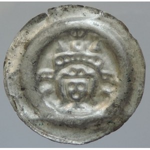 Přemysl Otakar II. 1253-1278, střední brakteát Cach 839