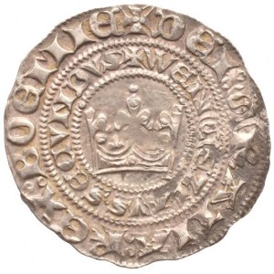 Václav II. 1278-1305, pražský groš Sm.2