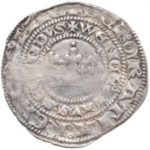 Václav II. 1278-1305, pražský groš Sm.2