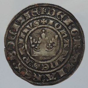 Jan Lucemburský 1310-1346, pražský groš Castelin 1