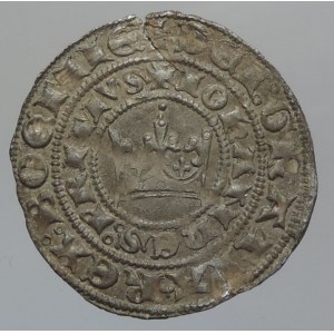 Jan Lucemburský 1310-1346, pražský groš Castelin 28
