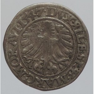 Ferdinand I. 1526-1564, slezský groš 1547 Vratislav