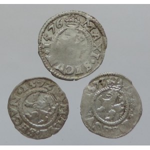 Maxmilián II. 1564-1576, bílý peníz 1572, 1573, 1576