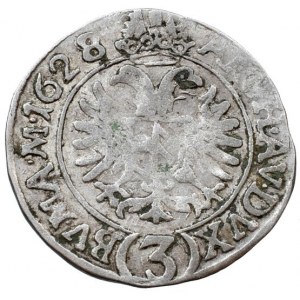 Ferdinand II. 1619-1637, 3 krejcar 1628 Jáchymov