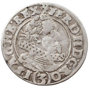 Ferdinand II. 1619-1637, 3 krejcar 1627 HR Vratislav