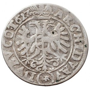 Ferdinand II. 1619-1637, 3 krejcar 1627 HR Vratislav