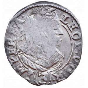 Leopold I. 1657-1705, 3 krejcar 1658 Kutná Hora