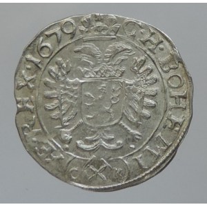 Leopold I. 1657-1705, 3 krejcar 1679 CK Kutná Hora