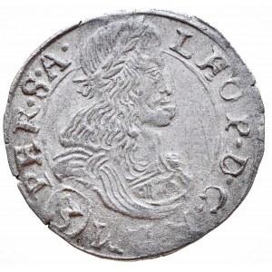 Leopold I. 1657-1705, 3 krejcar 1682 Kutná Hora