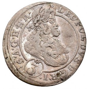 Leopold I. 1657-1705, 3 krejcar 1697 CB - Břeh