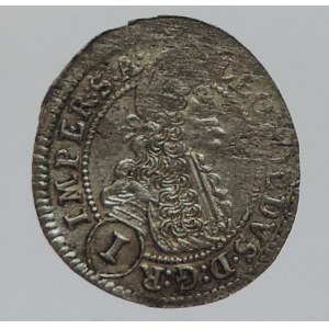 Leopold I. 1657-1705, 1 krejcar 1701 GE Praha