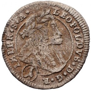 Leopold I. 1657-1705, 1 krejcar 1703 Kutná Hora