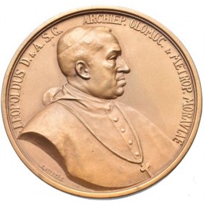 Olomouc arcibiskupství, Leopold Prečan 1923 - 1947, intronizační medaile