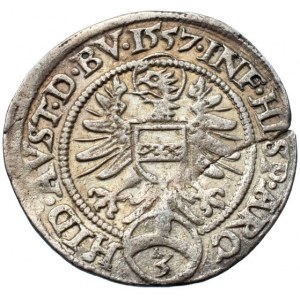 Ferdinand I. 1521/2-1564, 3 krejcar 1557 Linec