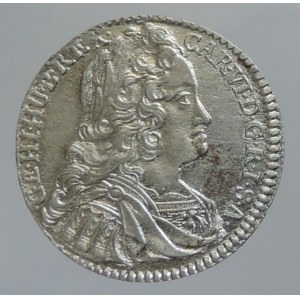 Karel VI. 1711-1740, 3 krejcar 1737 Hall