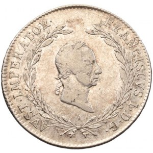 František II. 1792-1835, 20 krejcar 1825 A
