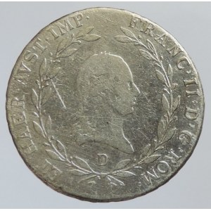 František II. 1792-1835, 20 krejcar 1806 D