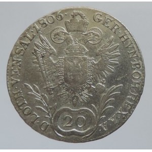 František II. 1792-1835, 20 krejcar 1806 D