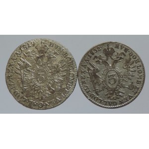 František II. 1792-1835, 3 krejcar 1819 A, 1832 A