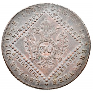 František II. 1792-1835, Cu 30 krejcar 1807 S