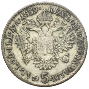 Ferdinand V. 1835-1848, 5 krejcar 1839 A