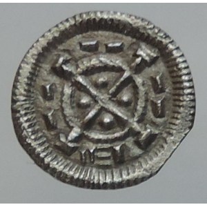 Béla II. 1131-1141, denár anonymní