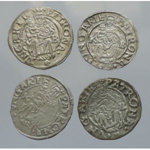 Ferdinand I. 1526-1564, denár 1530 KB, 1538 KB, 1552 KB, 1556 KB