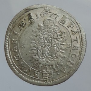 Leopold I. 1657-1705, XV krejcar 1677 KB