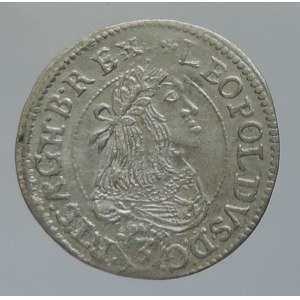 Leopold I. 1657-1705, 3 krejcar 1661 KB