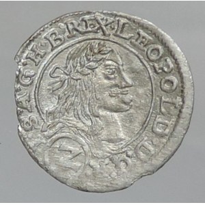 Leopold I. 1657-1705, 2 krejcar 1674 KB