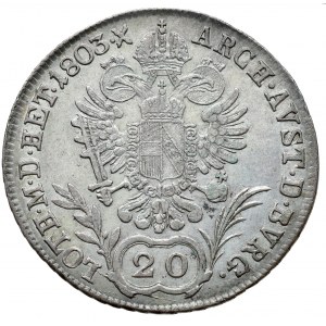František II. 1792-1835, 20 krejcar 1803 B