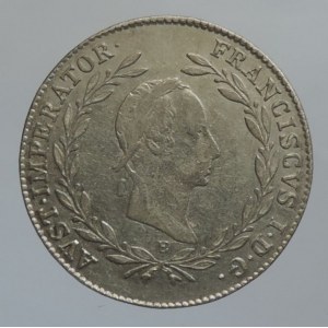 František II. 1792-1835, 20 krejcar 1829 E