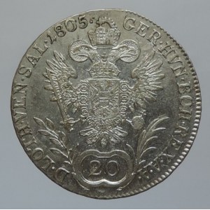 František II. 1792-1835, 20 krejcar 1805 G