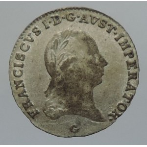 František II. 1792-1835, 3 krejcar 1821 G