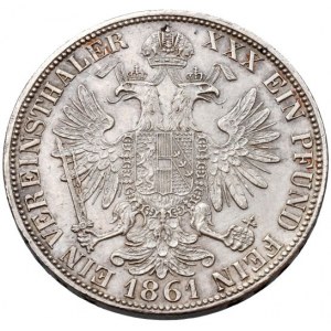 Konvenční a spolková měna, tolar spolkový 1861 A