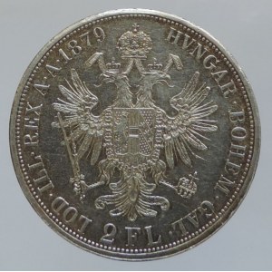 Konvenční a spolková měna, 2 zlatník 1879 b.z.