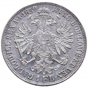 Konvenční a spolková měna, zlatník 1859 B