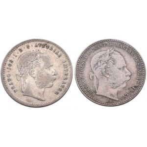Konvenční a spolková měna, 20 krejcar 1868 b.z., 1869 KB