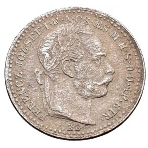 Konvenční a spolková měna, 10 krejcar 1870 KB
