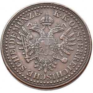 Konvenční a spolková měna, 3 krejcar 1851 B