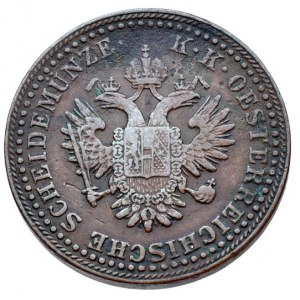 Konvenční a spolková měna, 2 krejcar 1851 A