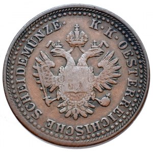 Konvenční a spolková měna, 2 krejcar 1851 B