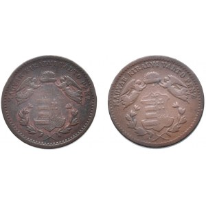 Konvenční a spolková měna, 1 krejcar 1868 KB, 1872 KB