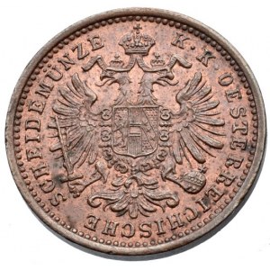 Konvenční a spolková měna, 1 krejcar 1891 b.z.