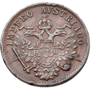 Konvenční a spolková měna, 1 centesimo 1852 V